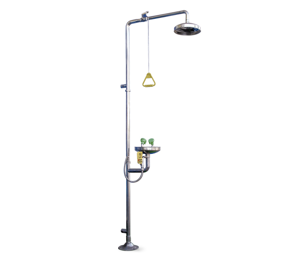 DUCHA Y LAVAOJO INOX